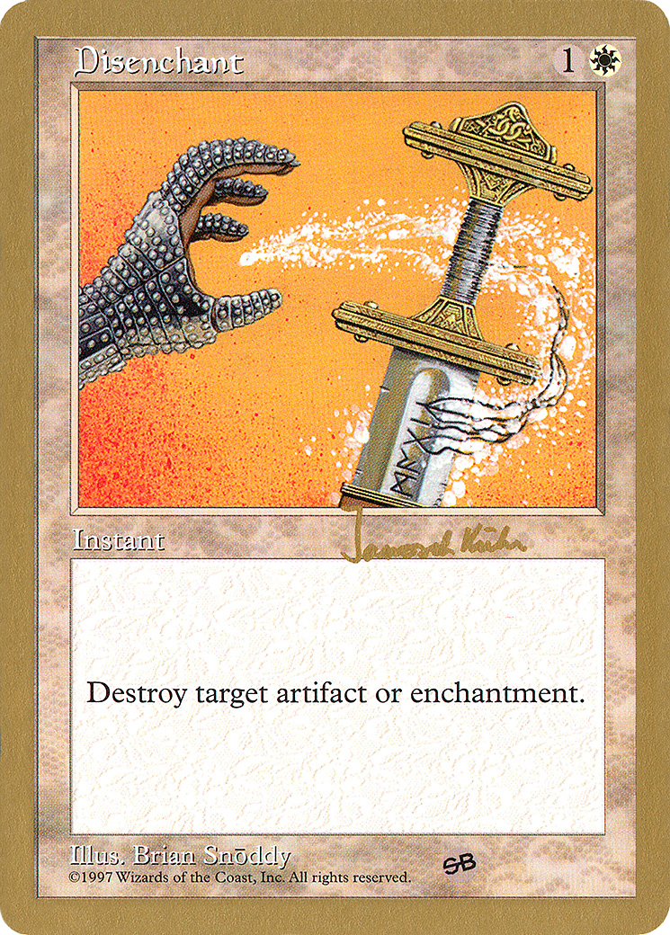 Disenchant - 1997 Janosch Kuhn (5ED) (SB) (WCD-) - World Championship Decks 1997