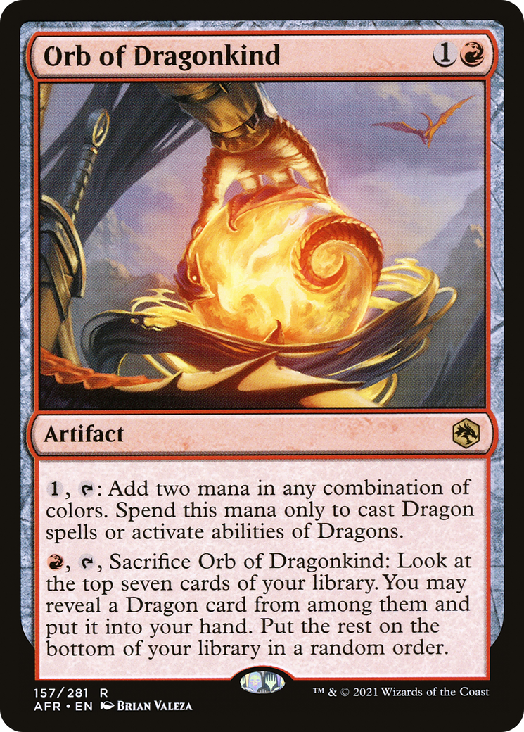 Orb of Dragonkind (AFR-157) - Adventures in the Forgotten Realms Foil