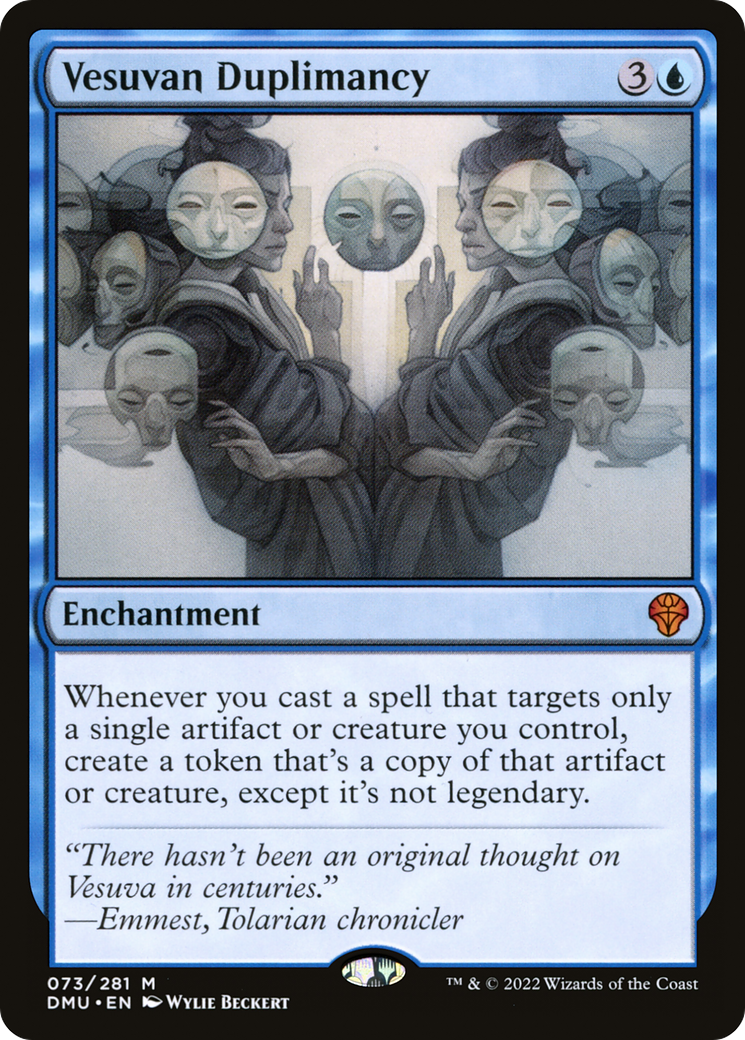 Vesuvan Duplimancy (DMU-073) - Dominaria United Foil