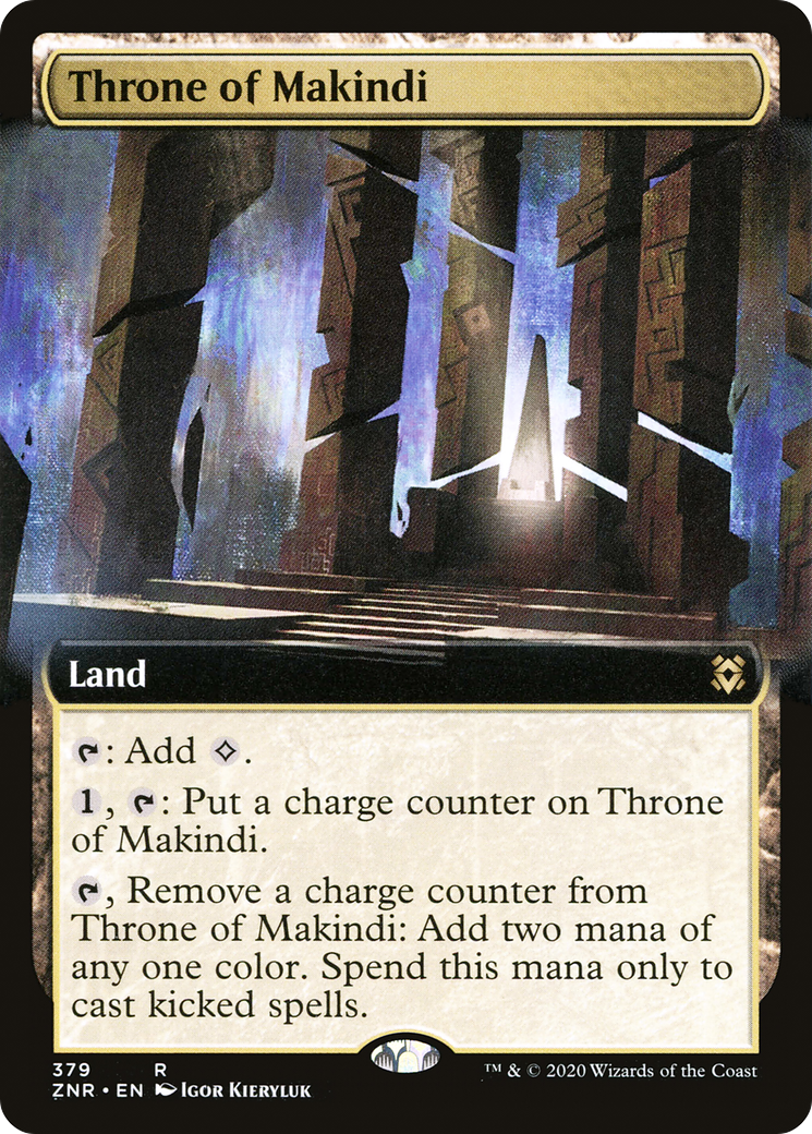 Throne of Makindi (Extended Art) (ZNR-379) - Zendikar Rising: (Extended Art)