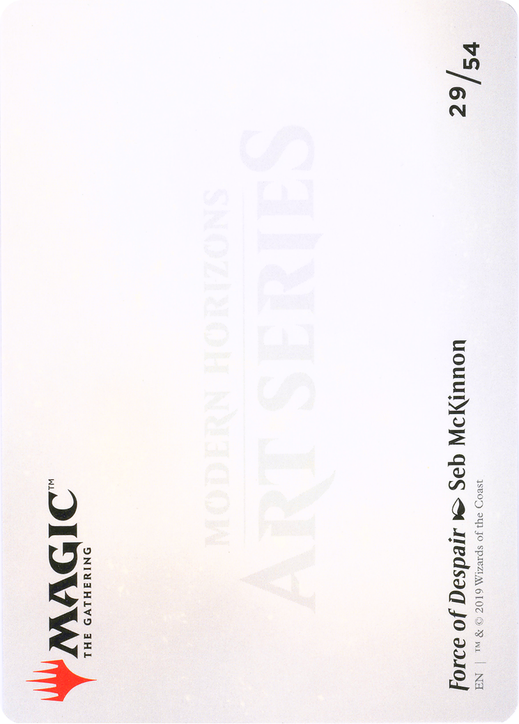 Force of Despair // Force of Despair (AMH1-029) - Modern Horizons Art Series (Borderless)