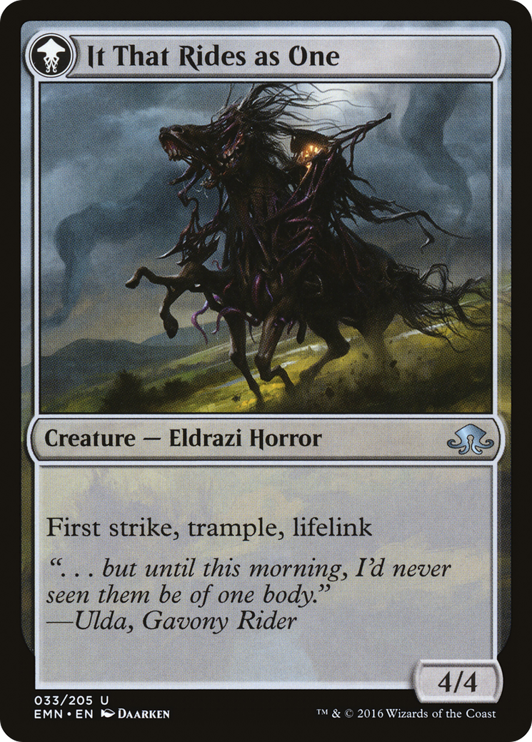 Lone Rider (EMN-033) - Eldritch Moon: (mooneldrazidfc)