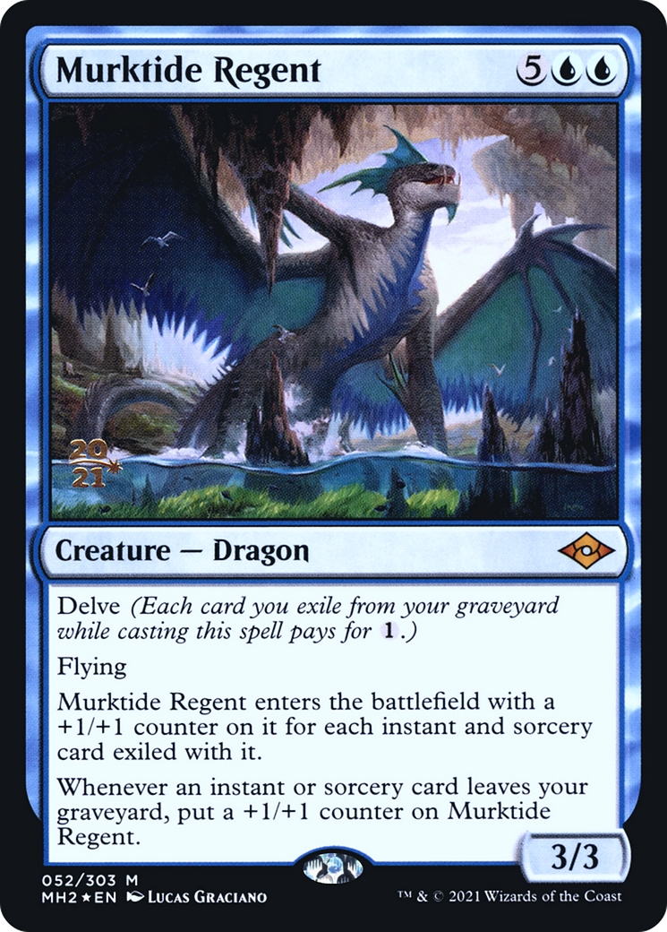 Murktide Regent (PRE-052) - Modern Horizons 2 Promos Foil