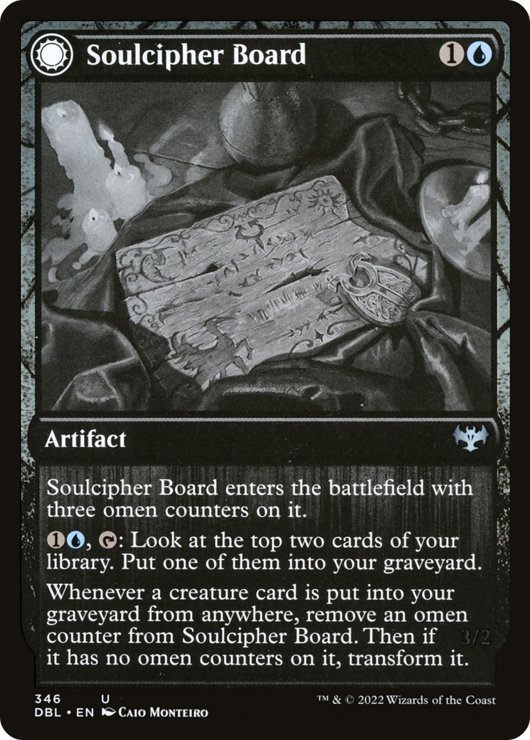 Soulcipher Board (DBL-346) - Innistrad: Double Feature: (Double Faced Transform) Foil