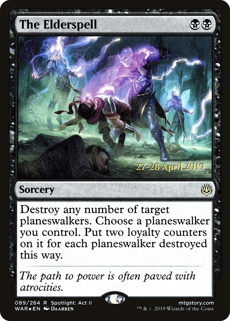 The Elderspell (PRE-089) - War of the Spark Promos Foil