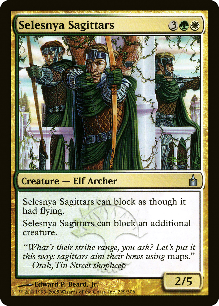 Selesnya Sagittars (RAV-229) - Ravnica: City of Guilds Foil