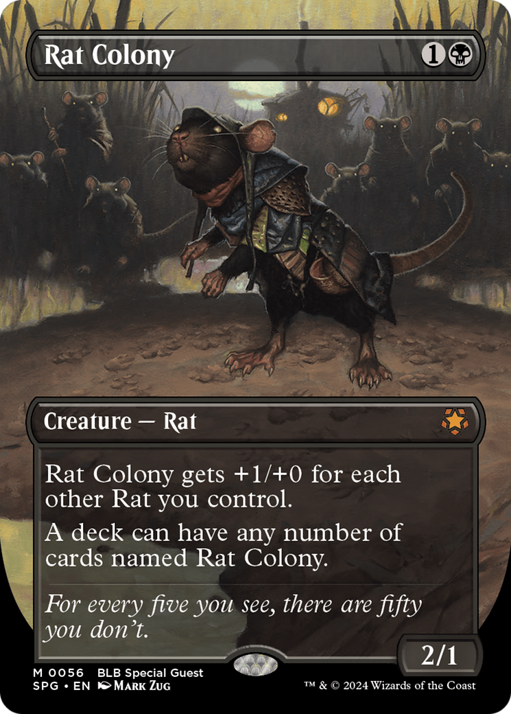 Rat Colony (Borderless) (SPG-056) - Special Guests (Borderless) Foil