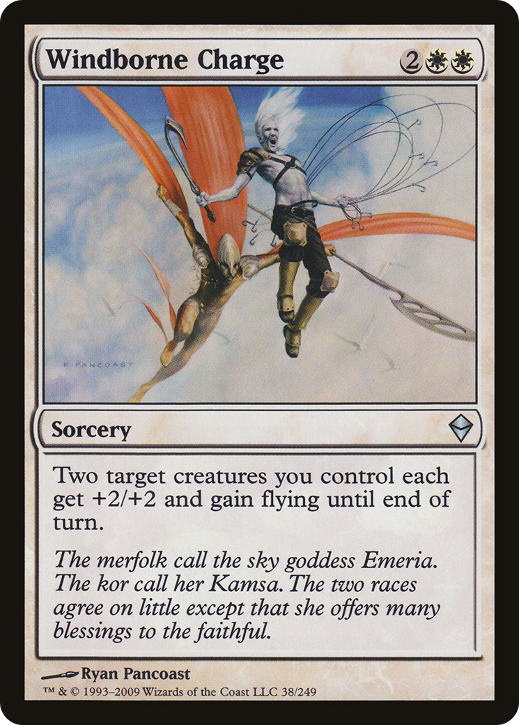 Windborne Charge (ZEN-038) - Zendikar Foil