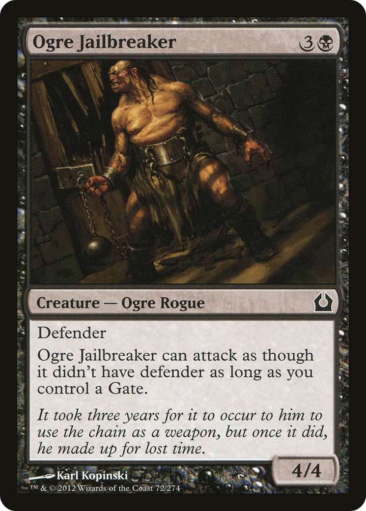 Ogre Jailbreaker (RTR-072) - Return to Ravnica Foil