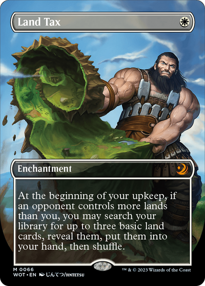 Land Tax (Anime Borderless) (WOT-066) - Wilds of Eldraine: Enchanting Tales (Borderless)