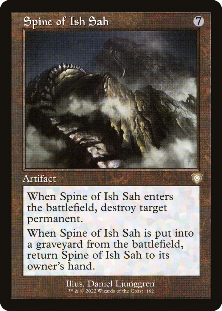 Spine of Ish Sah (Retro Frame) (BRC-162) - The Brothers' War Commander