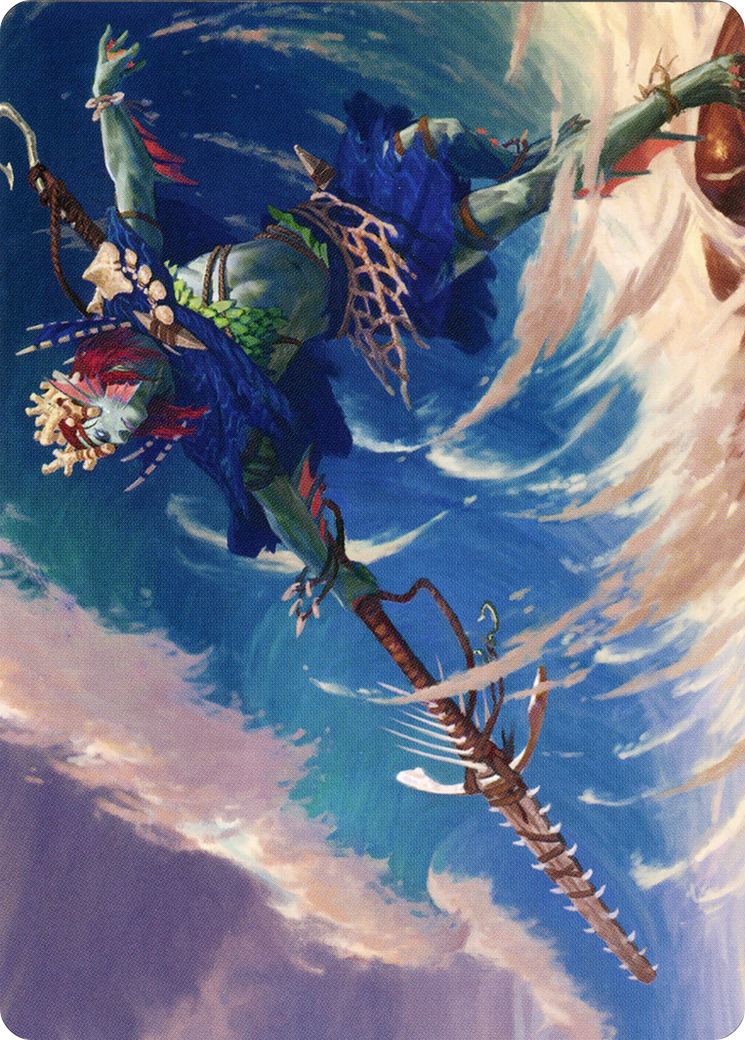 Tazeem Roilmage // Tazeem Roilmage (AZNR-051) - Zendikar Rising Art Series (Borderless) Foil