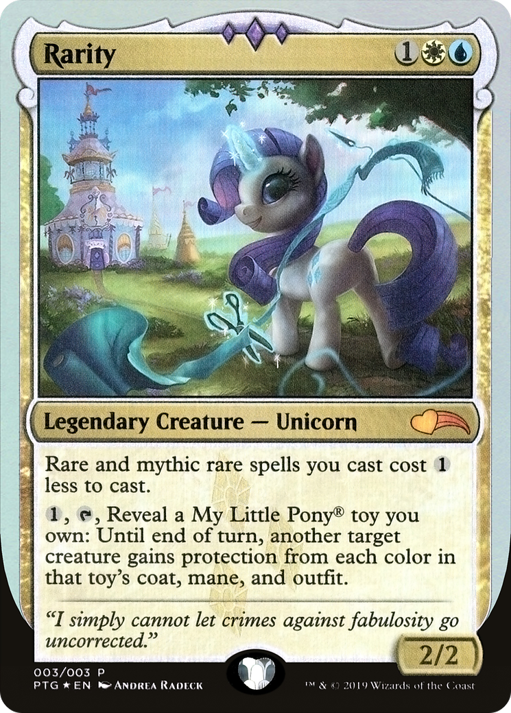 Rarity (PTG-003) - Ponies: The Galloping Foil