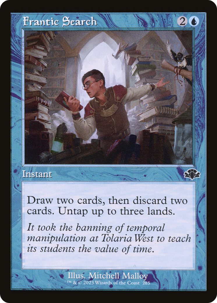 Frantic Search (Retro Frame) (DMR-285) - Dominaria Remastered Foil