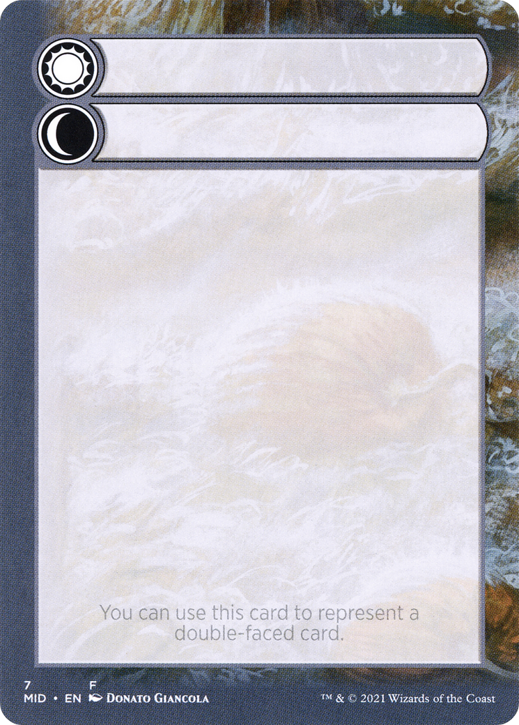Double-Faced Substitute Card (SMID-007) - Innistrad: Midnight Hunt Substitute Cards (Borderless)
