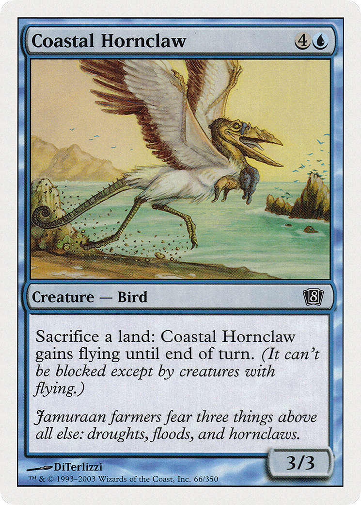 Coastal Hornclaw (8ED-066) - 8th Edition Foil