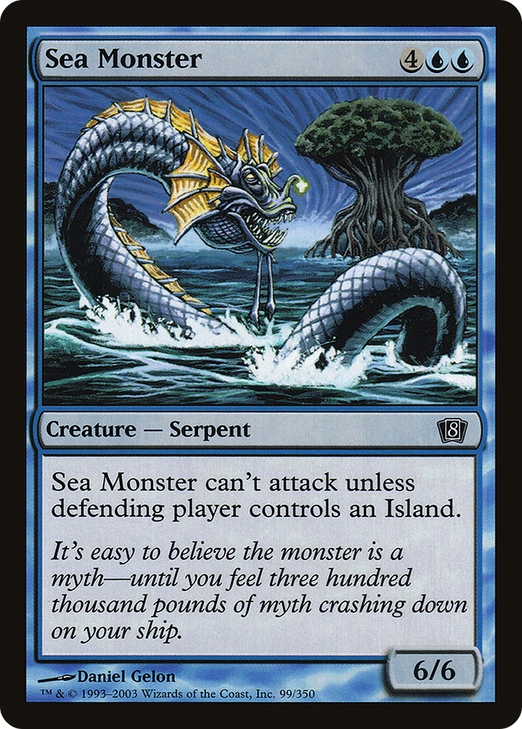 Sea Monster (8ED-099) - 8th Edition Foil