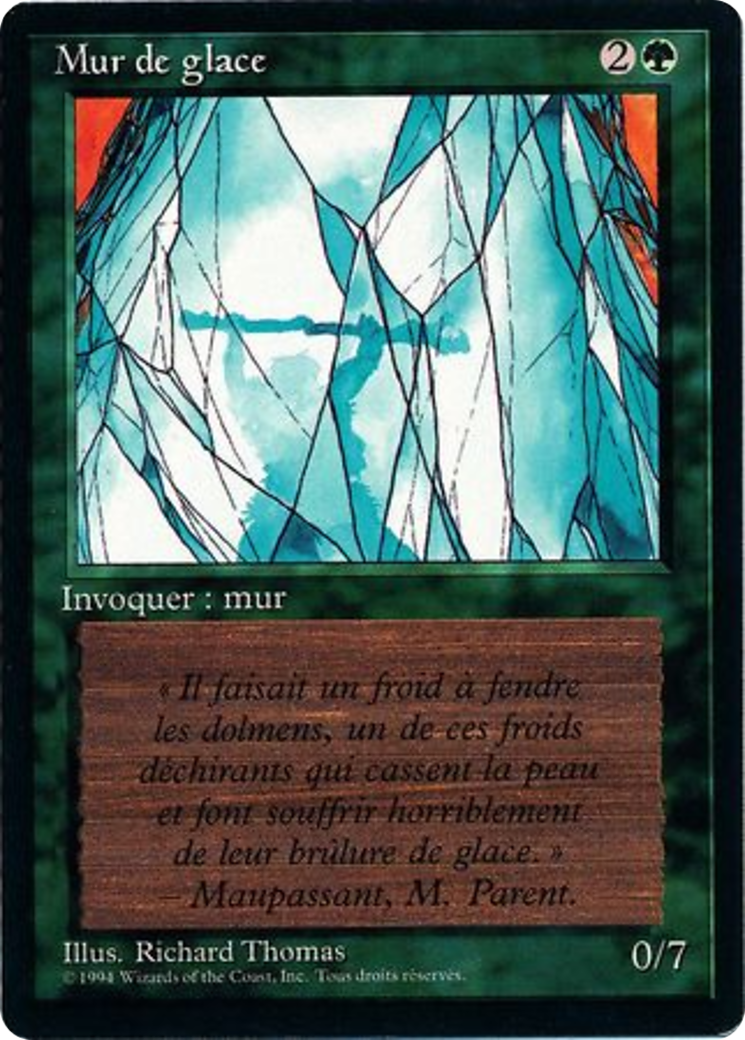 Wall of Ice (FBB-) - Foreign Black Border