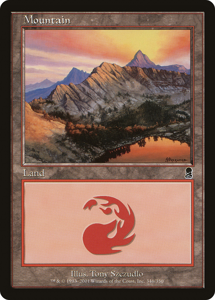 Mountain (346) (ODY-346) - Odyssey Foil