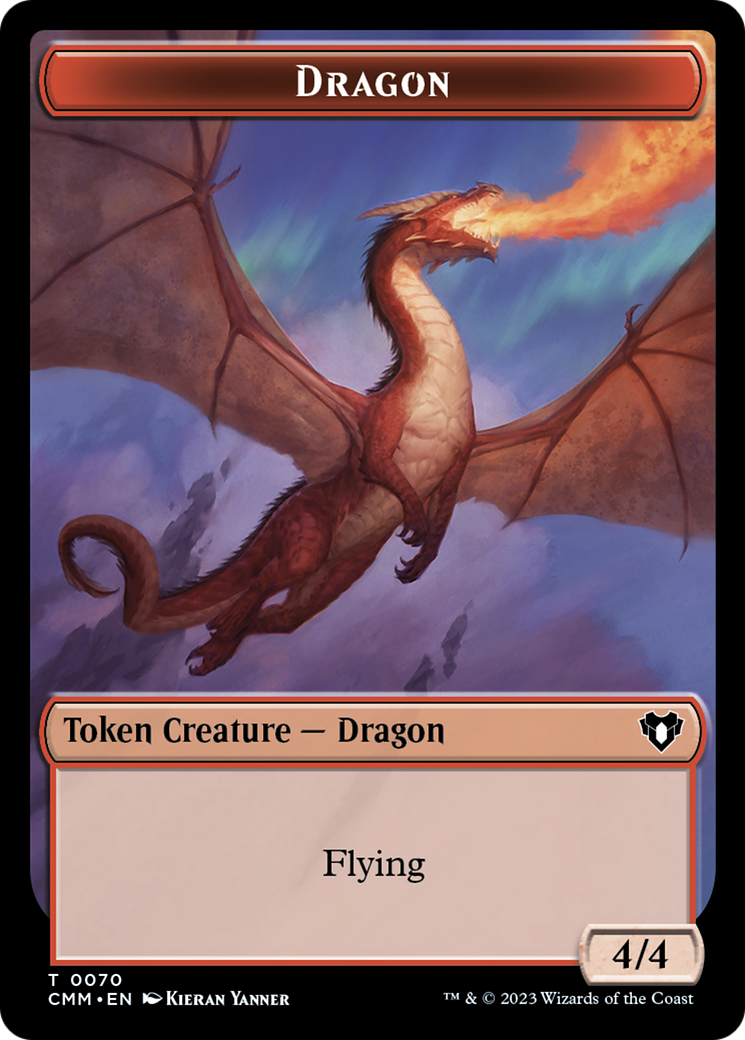 Dragon (TCMM-070) - Commander Masters Tokens