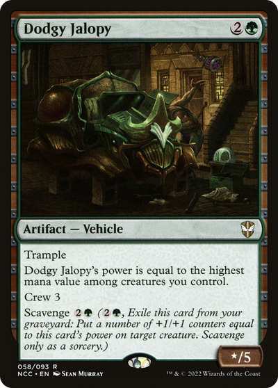 Dodgy Jalopy [Streets of New Capenna Commander]