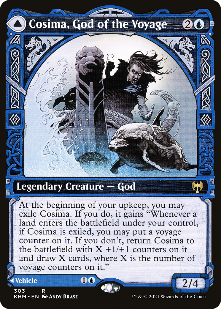 Cosima, God of the Voyage (Showcase) (KHM-303) - Kaldheim: (Showcase)