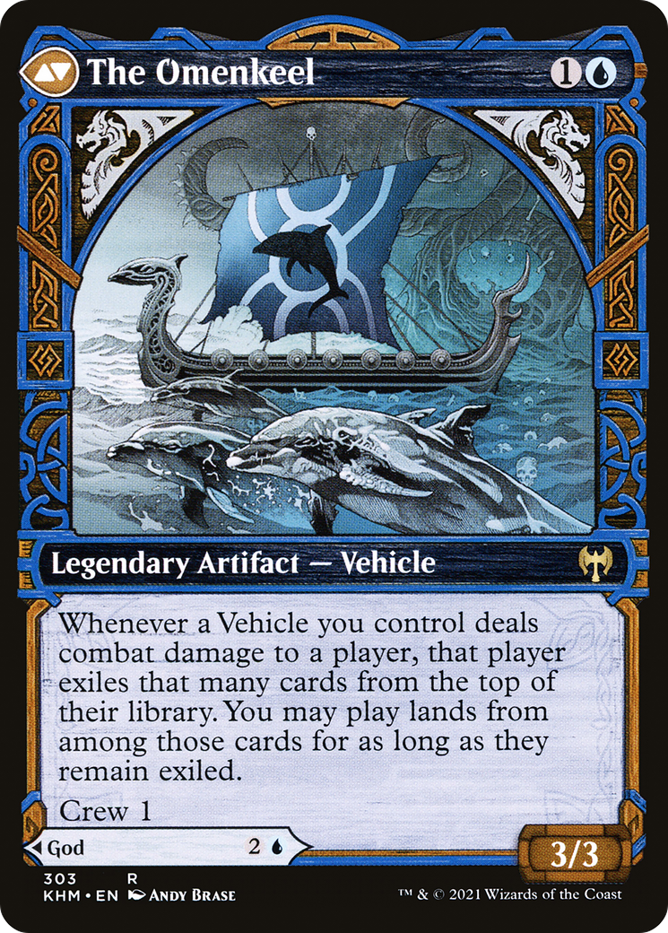 Cosima, God of the Voyage (Showcase) (KHM-303) - Kaldheim: (Showcase) Foil
