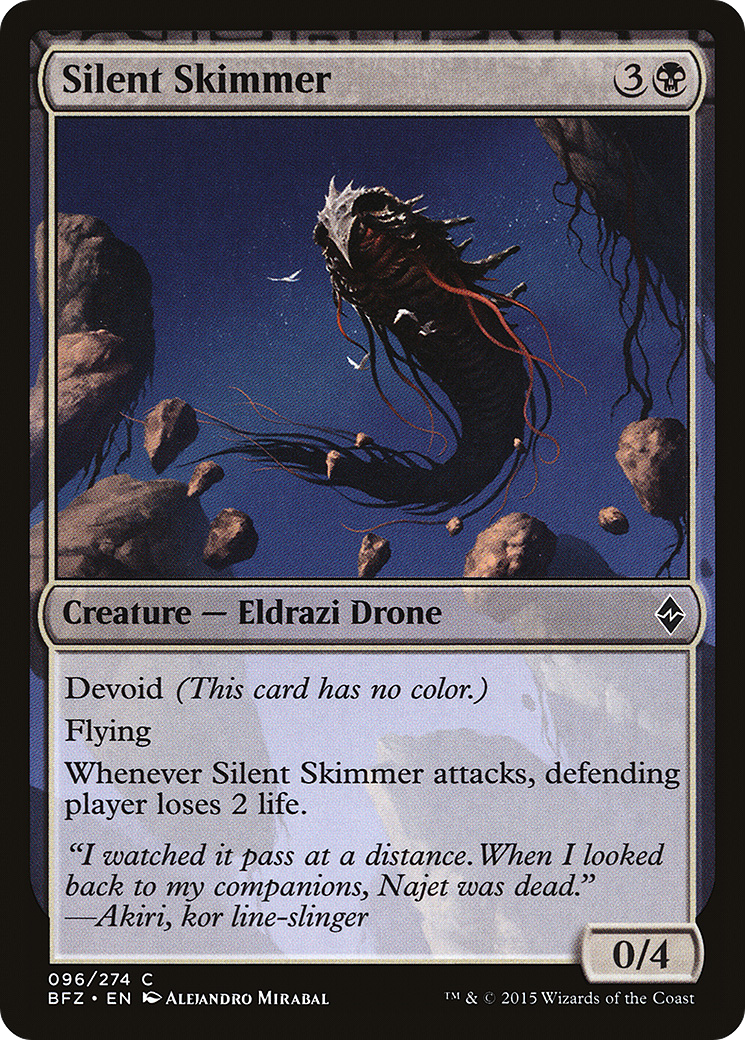Silent Skimmer (BFZ-096) - Battle for Zendikar: (devoid)