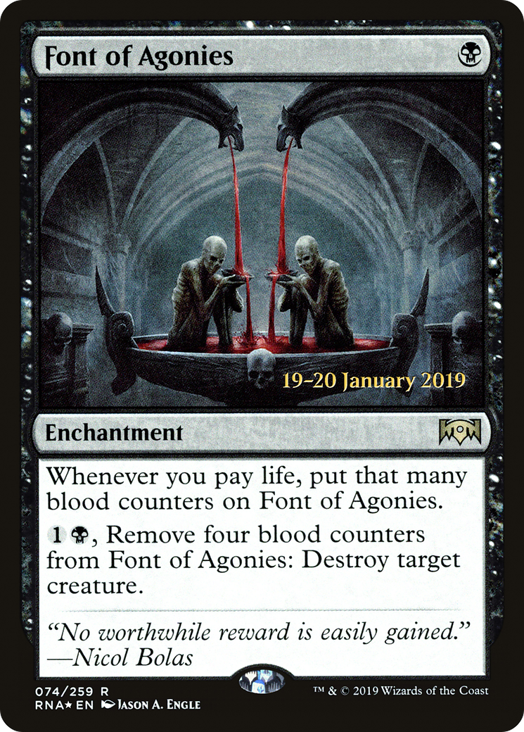 Font of Agonies (PRE-074) - Ravnica Allegiance Promos Foil