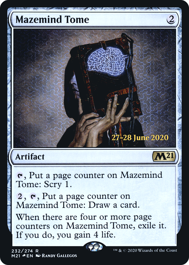 Mazemind Tome (PRE-232) - Core Set 2021 Promos Foil