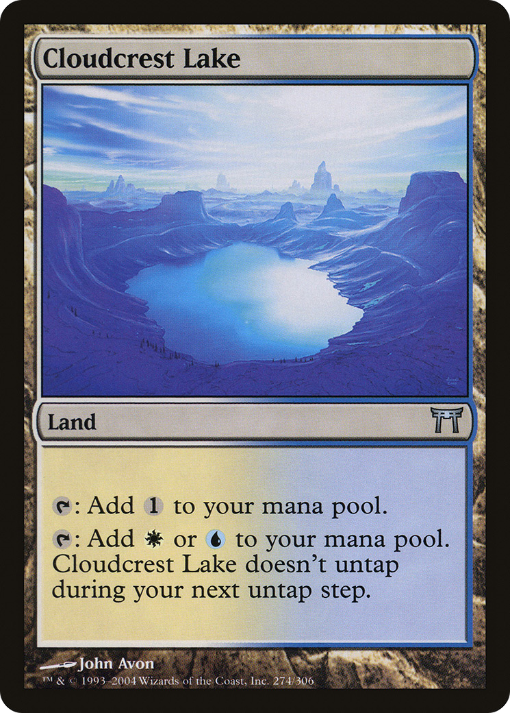 Cloudcrest Lake (CHK-274) - Champions of Kamigawa