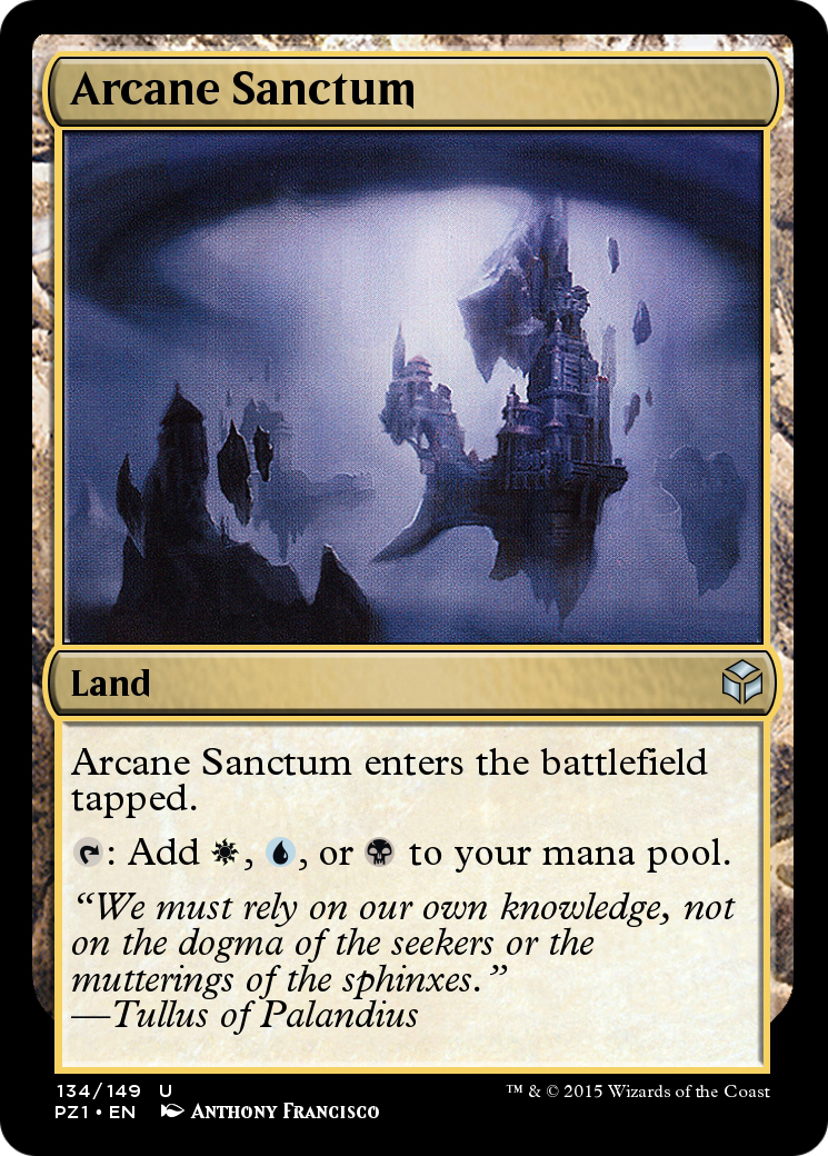 Arcane Sanctum (PZ1-134) - Legendary Cube Prize Pack Foil