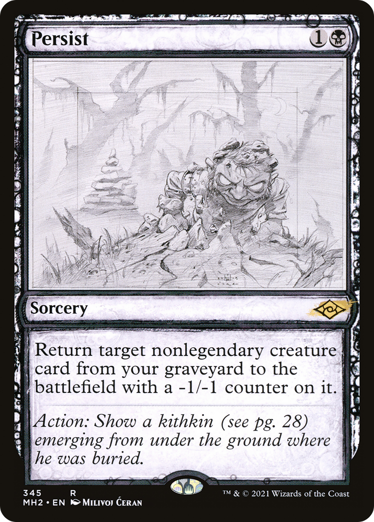 Persist (Showcase) (MH2-345) - Modern Horizons 2: (Showcase) Foil