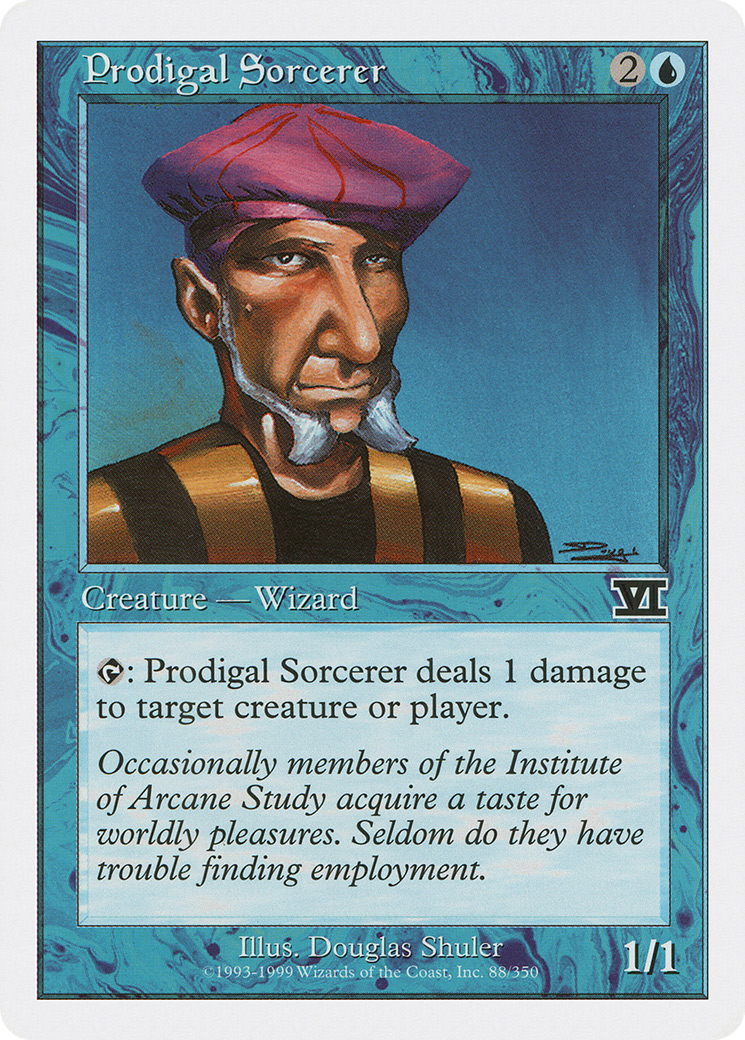 Prodigal Sorcerer (6ED-088) - Classic Sixth Edition