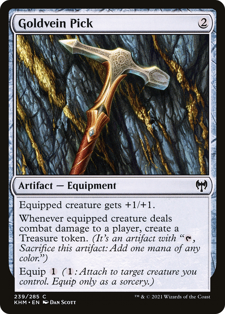 Goldvein Pick (KHM-239) - Kaldheim Foil