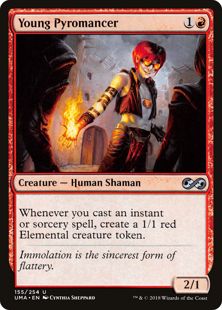 Young Pyromancer (UMA-155) - Ultimate Masters Foil