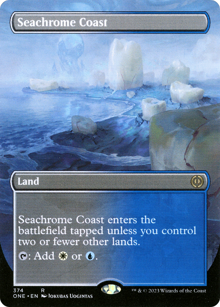 Seachrome Coast (Borderless) (ONE-374) - Phyrexia: All Will Be One (Borderless)