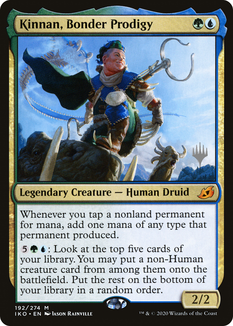 Kinnan, Bonder Prodigy (PPIKO-192) - Ikoria: Lair of Behemoths Promos Foil