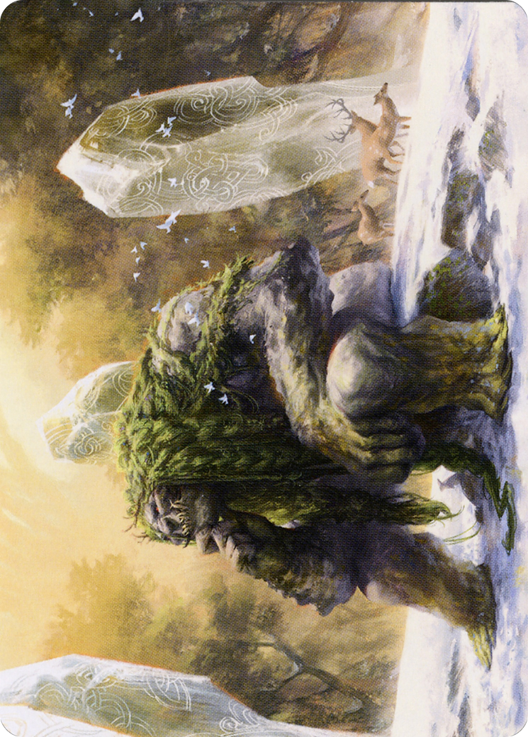 Svella, Ice Shaper // Svella, Ice Shaper (ASKHM-066) - Art Series: Kaldheim (Borderless) Foil