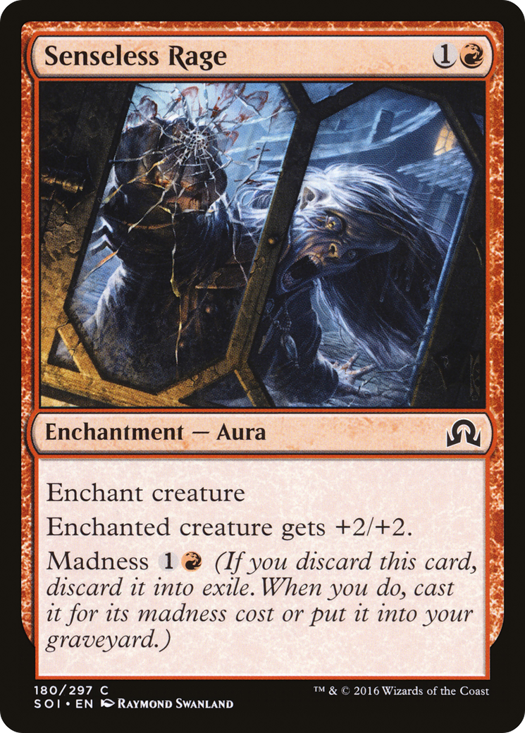 Senseless Rage (SOI-180) - Shadows over Innistrad Foil