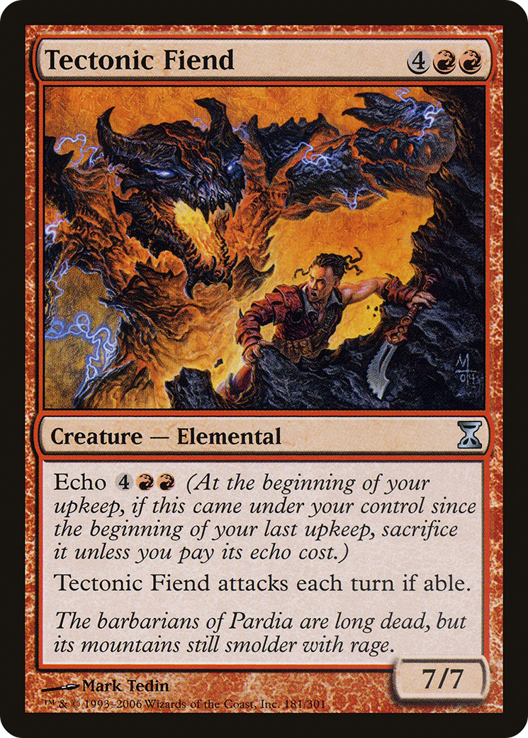 Tectonic Fiend (TSP-181) - Time Spiral