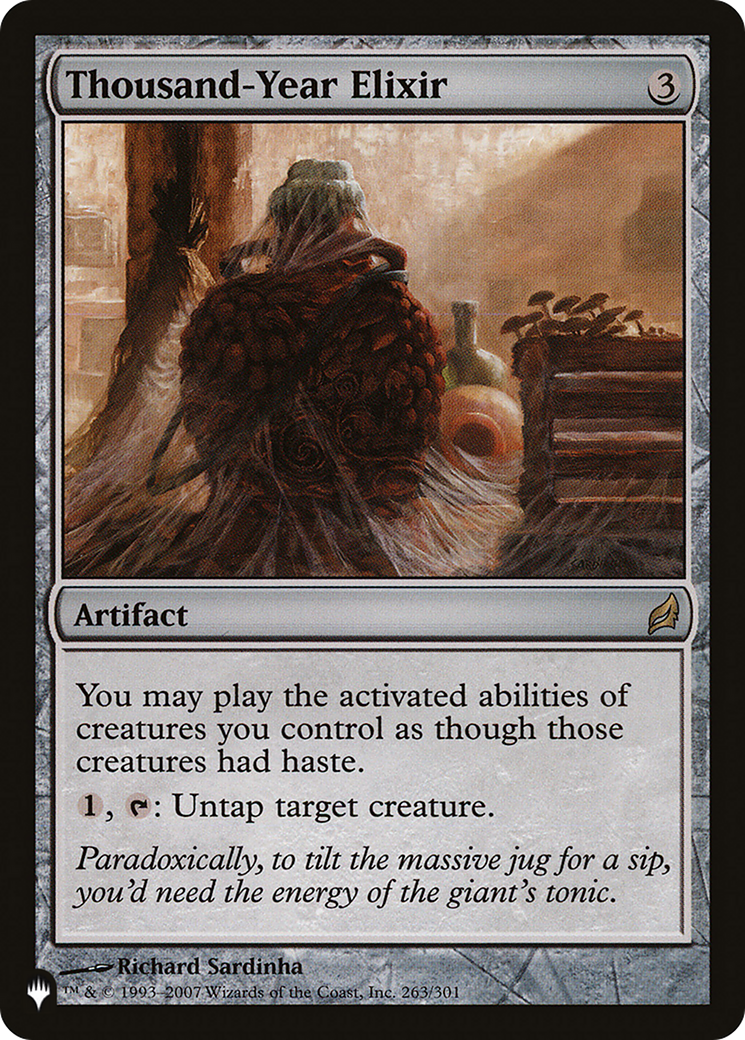 Thousand-Year Elixir (LIST-263/301) - The List