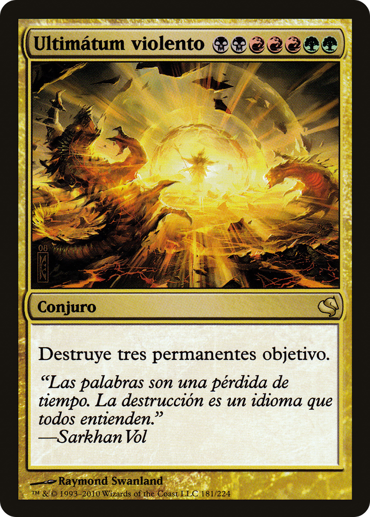 Violent Ultimatum (Spanish) - "Ultimatum violento" (PS11-181) - Salvat 2011