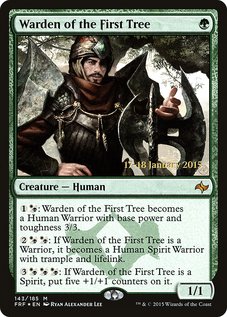 Warden of the First Tree (PRE-143) - Fate Reforged Promos Foil