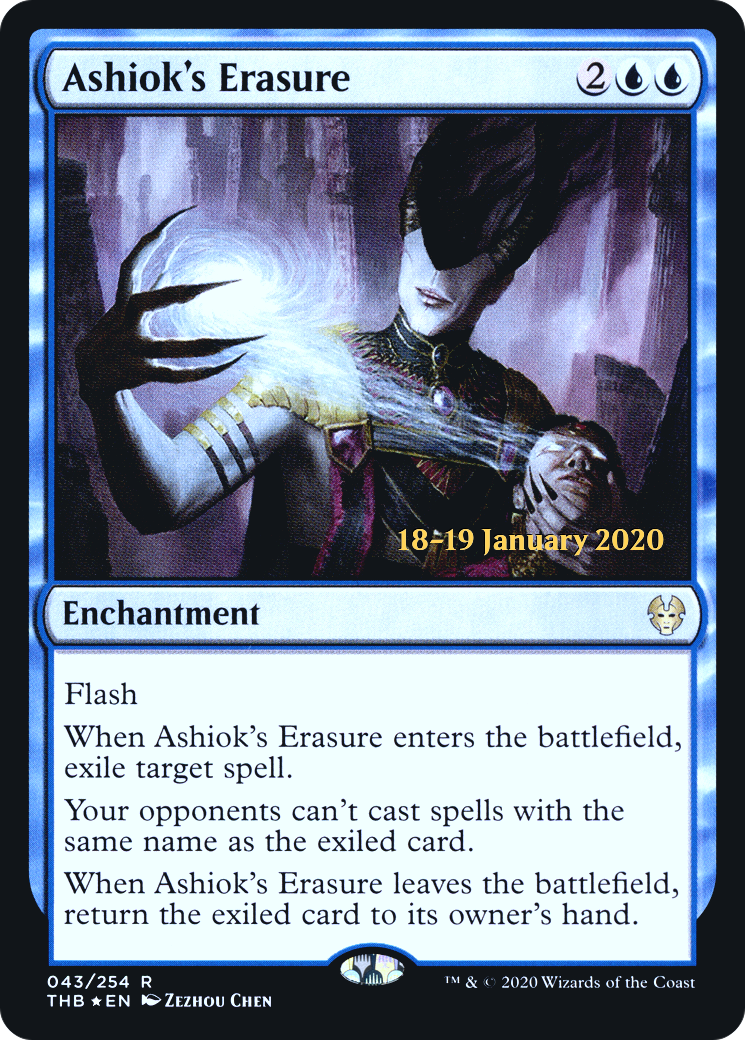 Ashiok's Erasure (PRE-043) - Theros Beyond Death Promos Foil