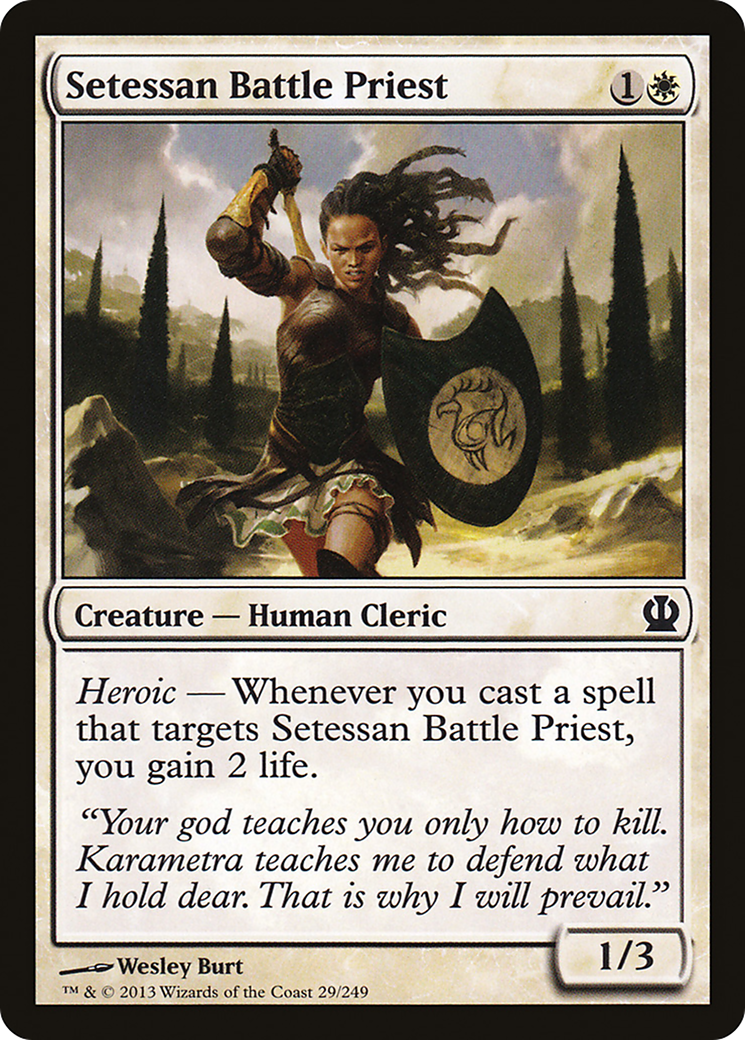 Setessan Battle Priest (THS-029) - Theros Foil