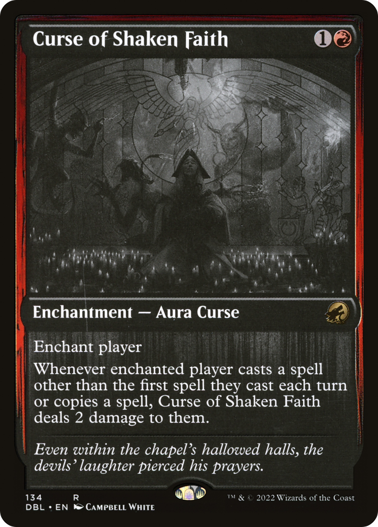 Curse of Shaken Faith (DBL-134) - Innistrad: Double Feature