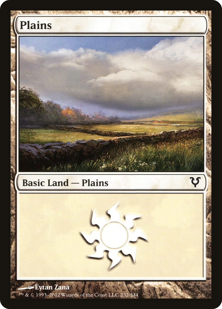 Plains (232) (AVR-232) - Avacyn Restored Foil