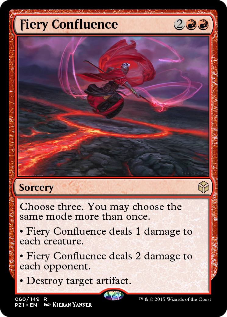 Fiery Confluence (PZ1-060) - Legendary Cube Prize Pack Foil