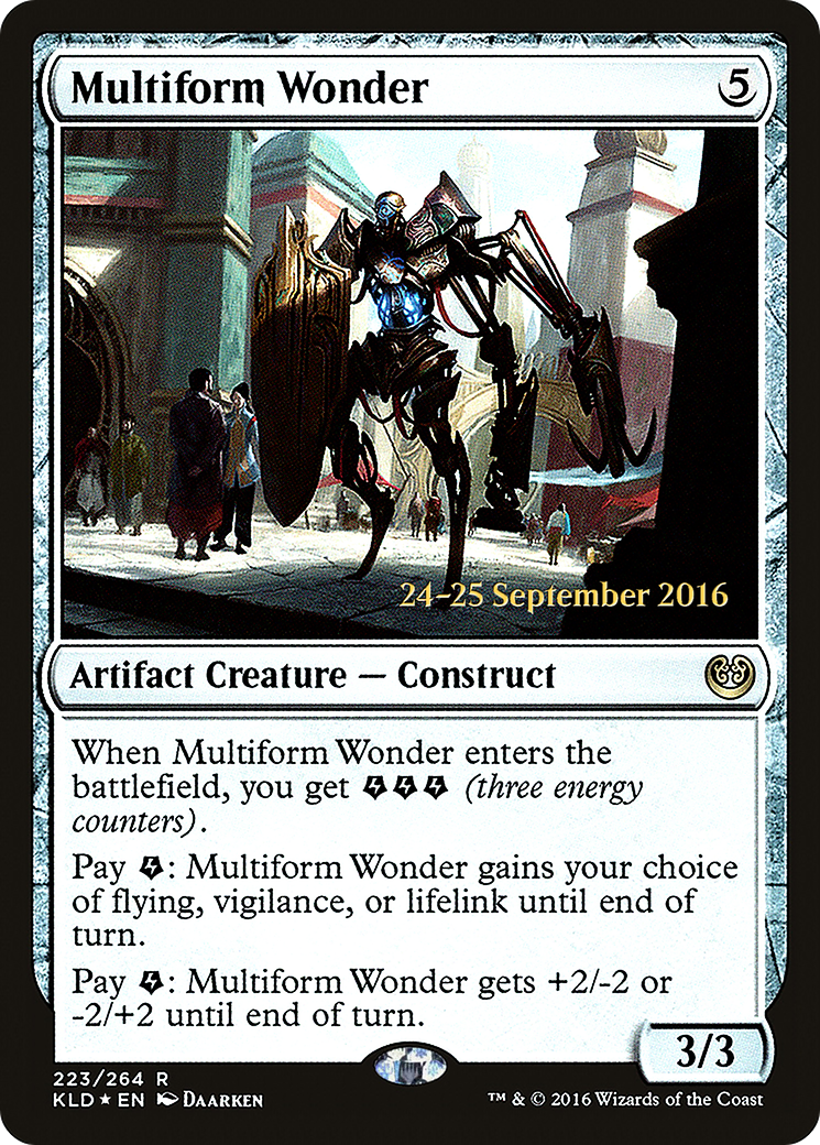 Multiform Wonder (PRE-223) - Kaladesh Promos Foil